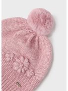 Baby lány sapka-sál-kesztyű szett