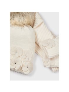 Lány sapka-sál-kesztyű szett