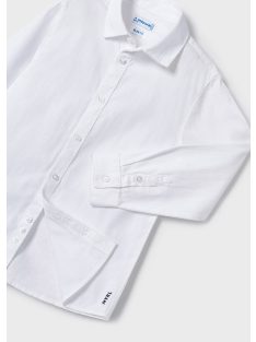 Mini fiú fehér ing,basic.