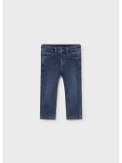 Mayoral, rugalmas, sötétkék slim fit farmer nadrág.