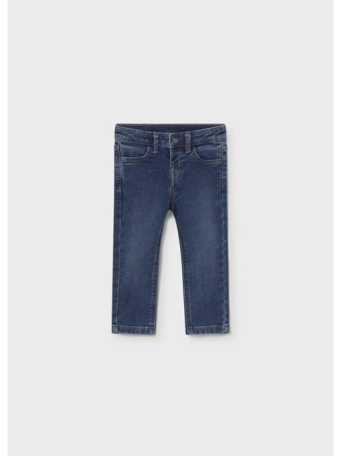 Mayoral, rugalmas, sötétkék slim fit farmer nadrág.