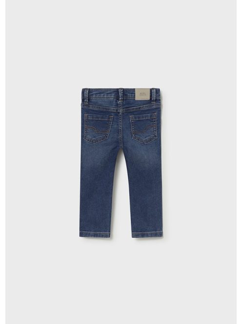 Mayoral, rugalmas, sötétkék slim fit farmer nadrág.