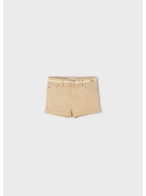 Mini lány short, drapp színű.