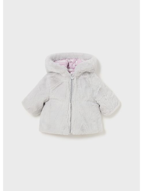 Szíves baby lány kifordítható kabát