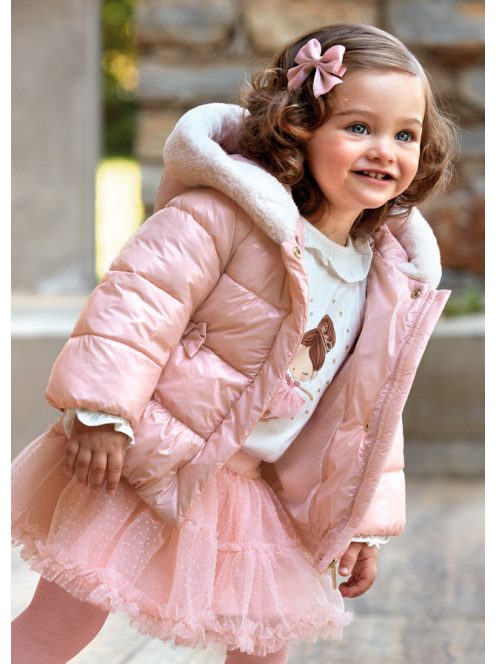 Baby lány szőrmés kabát