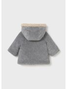 Mayoral, kifordítható, kapucnis kordbársony és bundás pulóver.