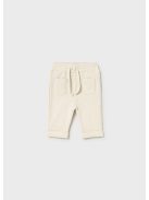 Mayoral, krémszínű, unisex, bordázott kisnadrág.