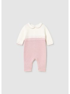 Gyönyörűen kidolgozott newborn kötött rugdalózó