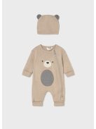 Mayoral, unisex kötött body - sapka szett.