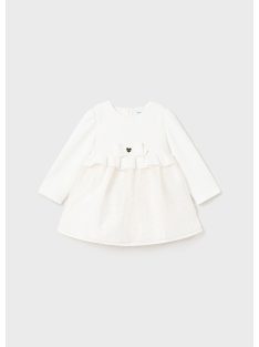 Bébi lány ruha,fehér színben.