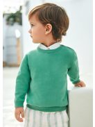 Baby fiú vékony kötött pulóver