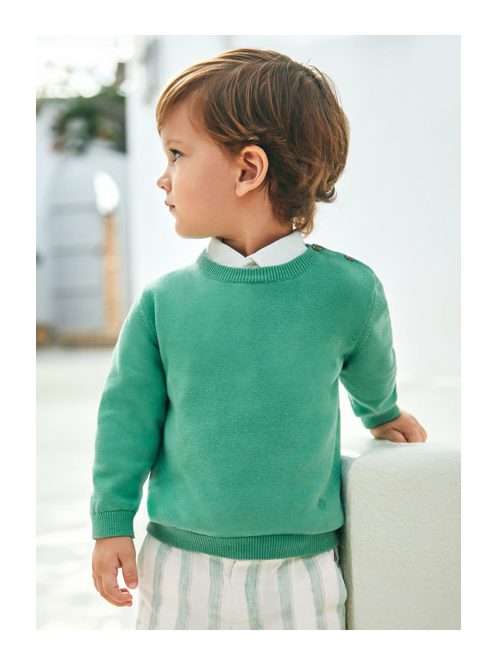 Baby fiú vékony kötött pulóver
