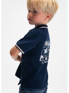Mayoral mini fiú sötétkék galléros póló