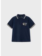 Mayoral mini fiú sötétkék galléros póló