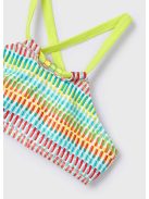 Mayoral, vidám, színes, keresztpántos bikini.
