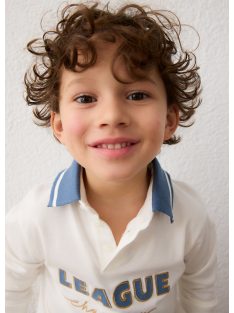 Mayoral mini fiú galléros hosszú ujjú felső.