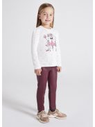 Mini lány műbőr leggings