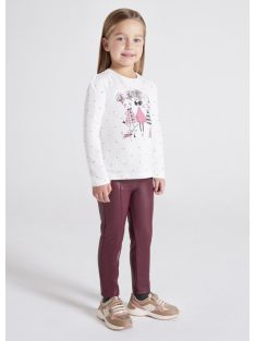 Mini lány műbőr leggings