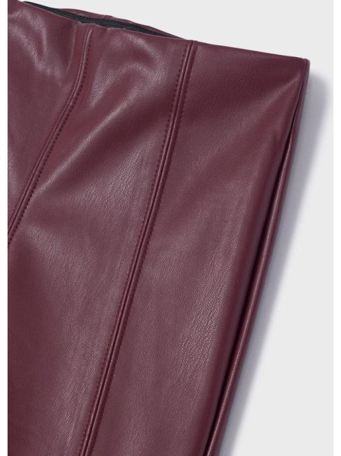 Mini lány műbőr leggings