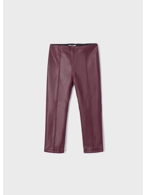 Mini lány műbőr leggings