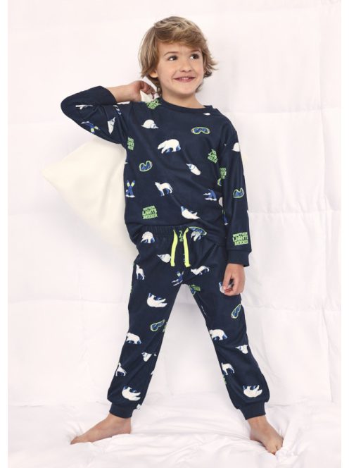 Mini fiú polár pizsama