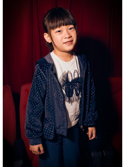 Mayoral, 3 részes csinos, bársony tréning szett.