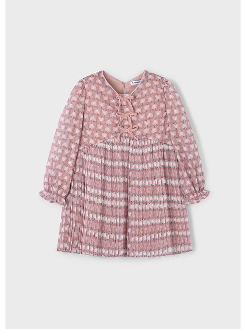 Mayoral, enyhén csillogó, könnyed, plisszírozott ruha.