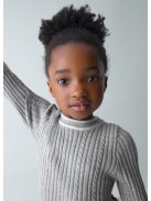 Mayoral extra rugalmas szürke színű kötött ruha