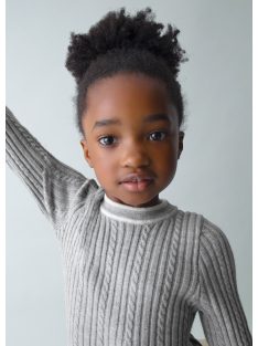 Mayoral extra rugalmas szürke színű kötött ruha