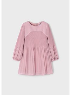   Mayoral mini lány harang alakú pliszírozott púder színű ruha