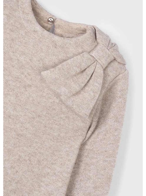 Mayoral különleges , csillogós, masnis mini lány ruha