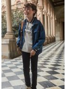 Mayoral, sötét indigókék, slim fit farmernadrág.