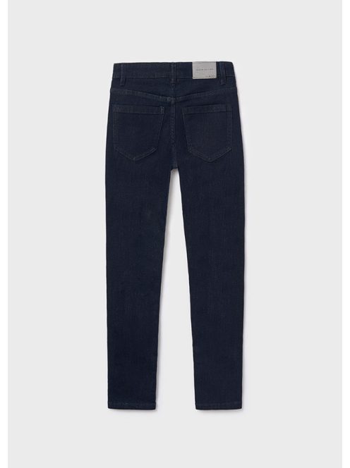 Mayoral, sötét indigókék, slim fit farmernadrág.