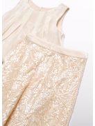 Abel&Lula ekrü, flitteres, 2 részes alkalmi ruha. 