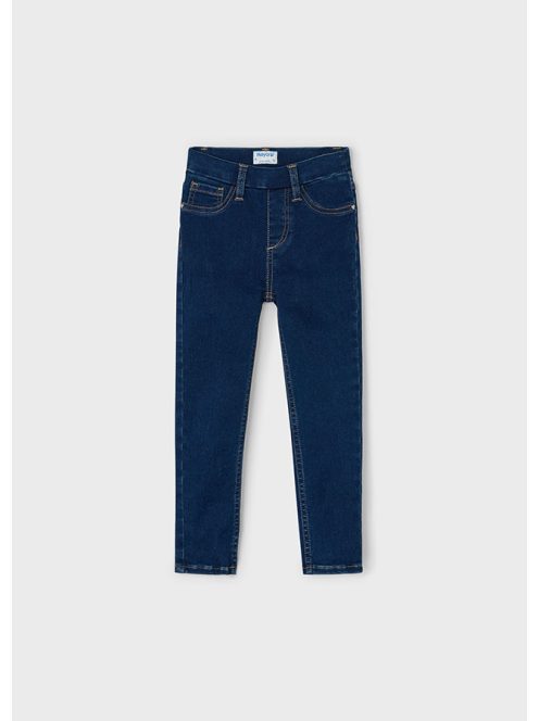 Mayoral, sötétkék, skinny fit fazonú, rugalmas farmer nadrág.