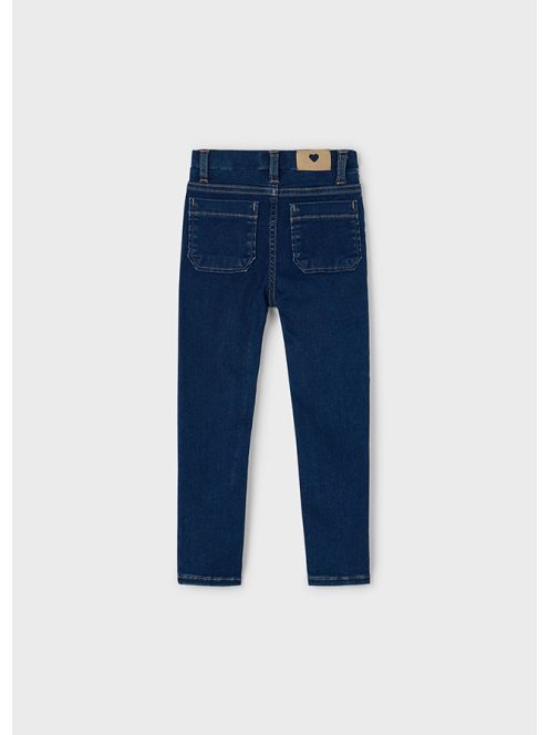 Mayoral, sötétkék, skinny fit fazonú, rugalmas farmer nadrág.
