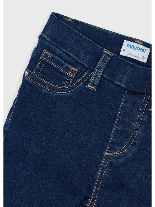 Mayoral, sötétkék, skinny fit fazonú, rugalmas farmer nadrág.