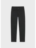 Mayoral tini fiú, fekete, slim fit nadrág.