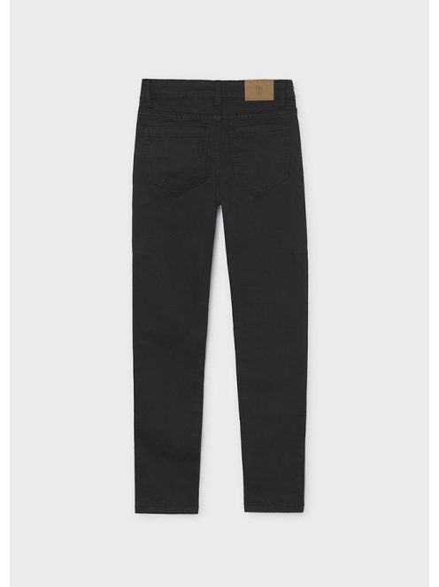 Mayoral tini fiú, fekete, slim fit nadrág.
