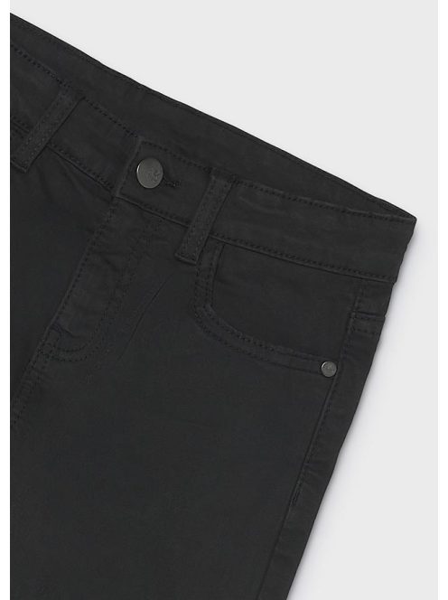 Mayoral tini fiú, fekete, slim fit nadrág.