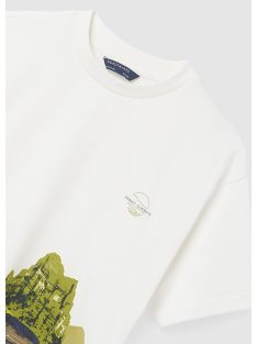 Tini fiú pamut póló.