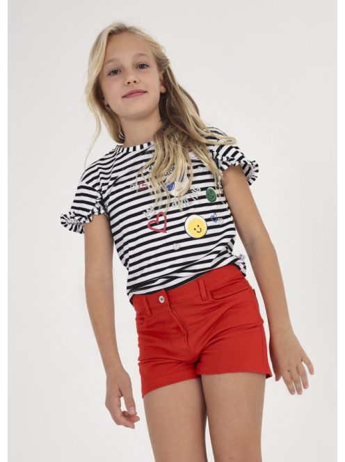 Tini lány pamut short.