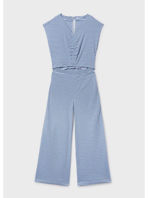 Mayoral, rugalmas, bordázott anyagú overál.