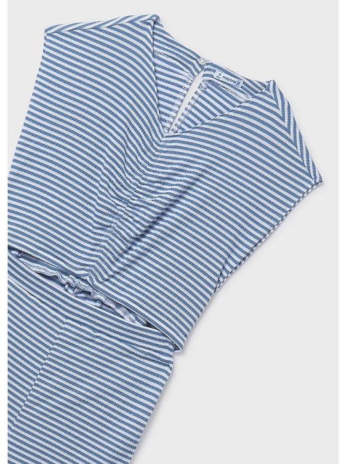 Mayoral, rugalmas, bordázott anyagú overál.