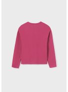 Tini lány pamut felső,magenta.