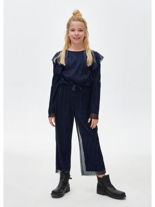 Tini lány overall,sötétkék.