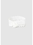 Mayoral fehér színű  newborn lány zokni és hajpánt