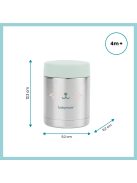 EAT"S ISY INOX, Rozsdamentes termosz 350 ml, csöpögésmentes