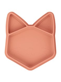 ISYPLATE Dog Szilikon osztott, lapos tányér RÓKA