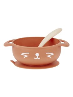   Kit TAST'ISY Fox (szilikon mély tál tapadókoronggal + etetőkanál)  RÓKA
